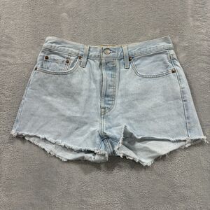 LEVIS 501 Jean Shorts Cut off size 28 STONEWASH